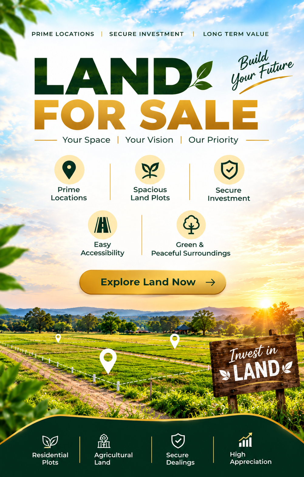 Land for sale in Delhi